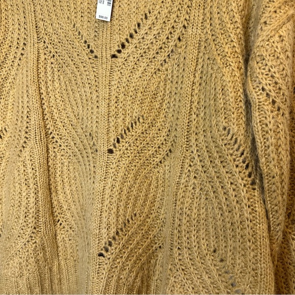 NEW Madewell Charley Alpaca Blend Pullover Sweater Mustard Size XXS MSRP $98 - Picture 4 of 7